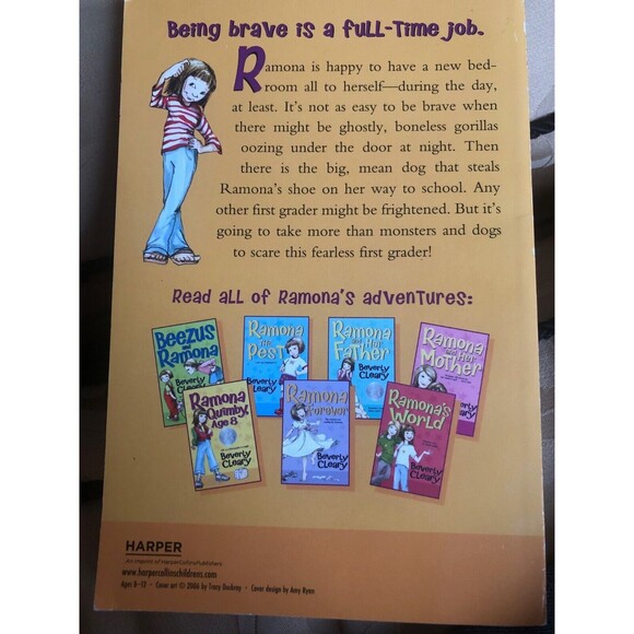 Ramona The Brave by Beverly Cleary 2000 1st Scholastic Paperback - Picture 2 of 2